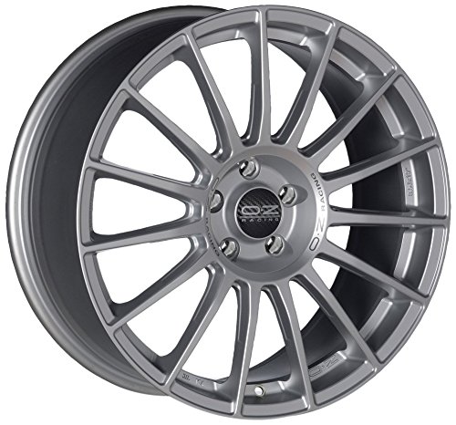 oz Superturismo lm argento opaco nero Lettering 7.5 x 17 ET45 5 x 114.3 Hub Alesaggio 75 cerchi in lega