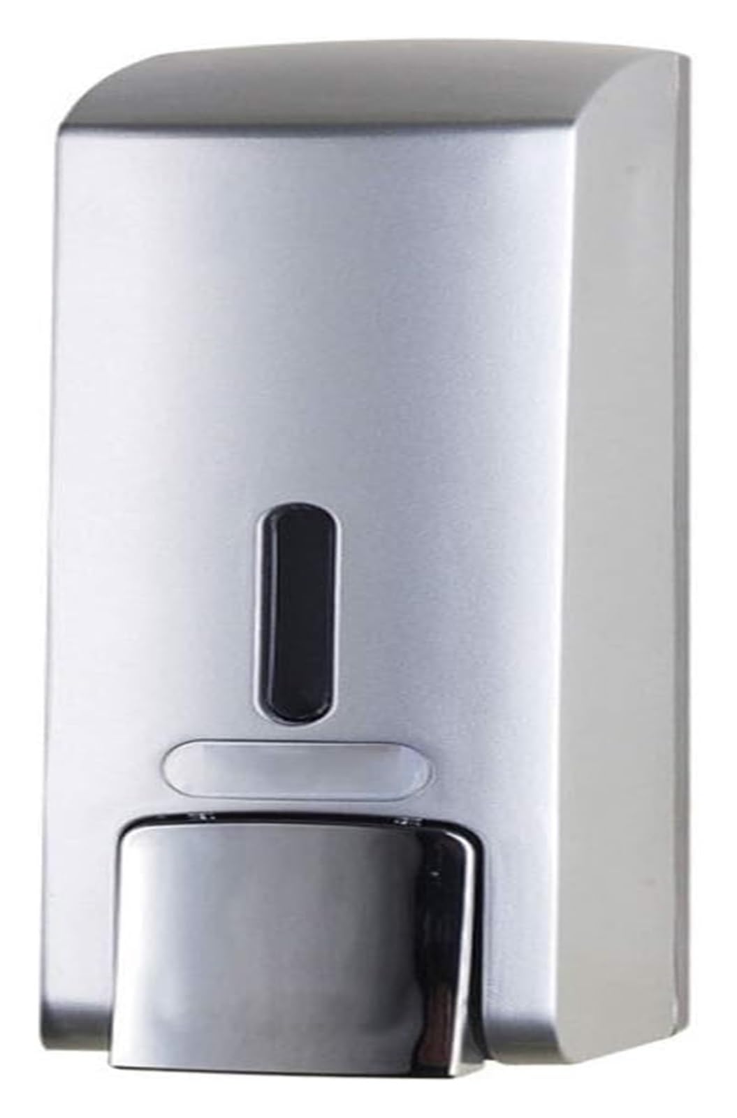 Wall Mounted Liquid Container, Manual Wall Mounted Soap Dispenser 1pcs Shampoo Shower Gel Kitchen Bath Hotel Multi 300ml(Silver,300ml)