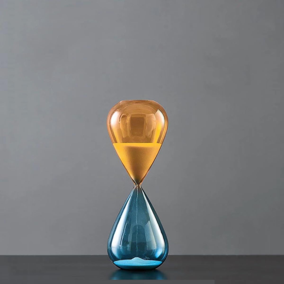 Hosoncovy Sand Hourglass Timer, 10 Minute Decorative Sand Timer Mini Desk Clock Desk Ornament for Classroom Home Office Games