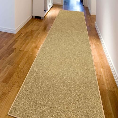 Ottomanson Ottohome-Kollektion Teppichläufer mit Gummirückseite und einfarbigem Design, 80 cm x...