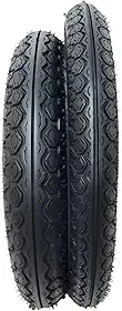 Par Pneu 80/100-14 + 60/100-17 Technic Tiger Biz 125 Pop 100