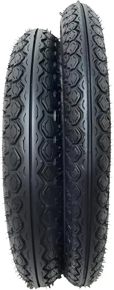 Par Pneu 80/100-14 + 60/100-17 Technic Tiger Biz 125 Pop 100