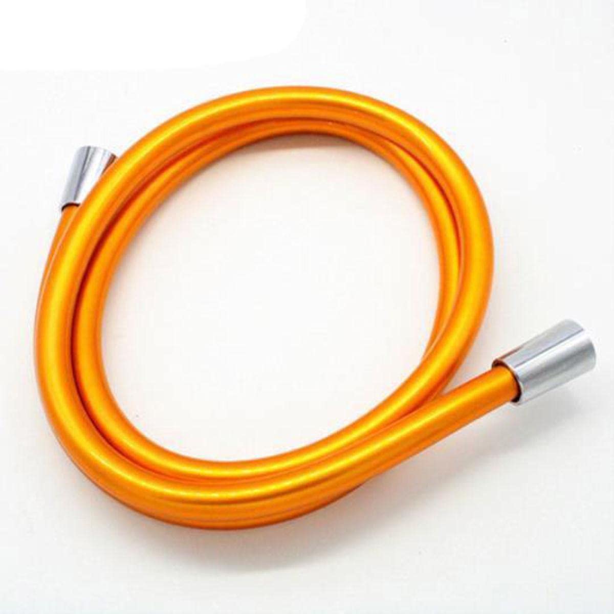 BATLAM PVC-Brauseschlauch, Silber, flexibel, für Badezimmer, Handbrause, F1/2*F1/2, Zubehör, Rohr, Blau, 40 cm, DN32 (Rose Gold Dn32 200 cm)