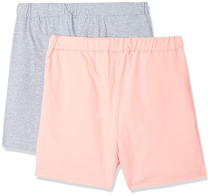 Image of Cloth Theory Premium Cotton Shorts for Girls - Regular Fit Pocket Shorts for Girls Pack of 2