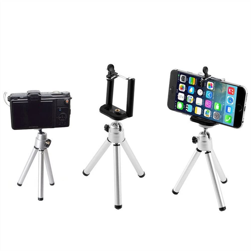 RajoNN Mini treppiedi universali Supporto per Selfie Stick Portatile per Telefono Cellulare per Gopro Hero per Smartphone Treppiede per Telefono Cellulare Proiettore Treppiede per Telefono