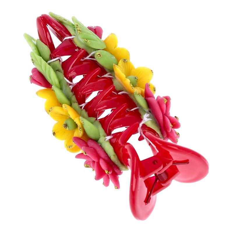 YOU & YOURS Banana Hair Clip Handmade Flowers - Image 2 thumbnail