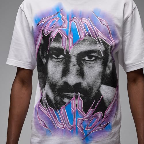 Jordan Sport 85 Men's Dri-FIT Graphic T-Shirt (HJ2395-100, White/Black)4