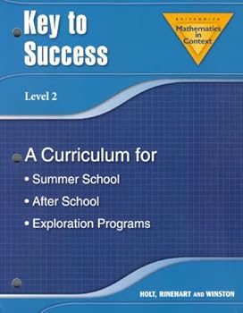 Paperback Holt Math in Context: Key to Success: A Curriculum for Summer School Grade 7 Book