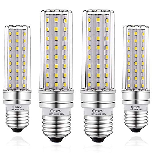 Ampoule LED E14 16W lustre et chandelier blanc froid 6000K lot de 4