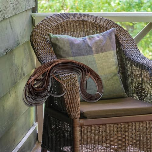 Ratán plástico rollo de PE reutilizable y resistente para arreglar muebles de jardín 5