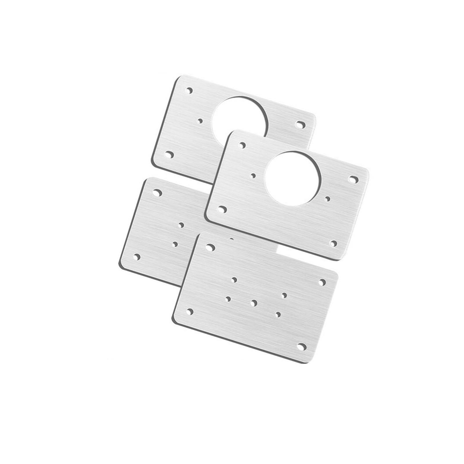 Jinfeuge 2Pc Ab Hinge Repair Plate,Household Hardware Hinge Fixing Plate