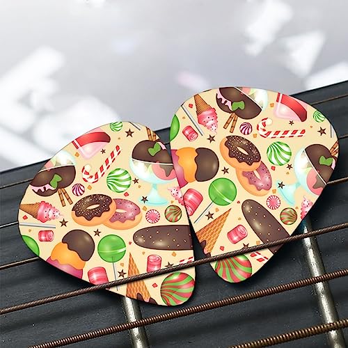 Sweets and Sweets Lot de 12 médiators tendance durables pour guitare électrique et basse dans une boîte pour ukulélé - Les Beatles, Paul McCartney, John Lennon, RIngo Starr, George Harrison Sweets and Sweets Lot de 12 médiators tendance durables pour guitare électrique et basse dans une boîte pour ukulélé – Image 8