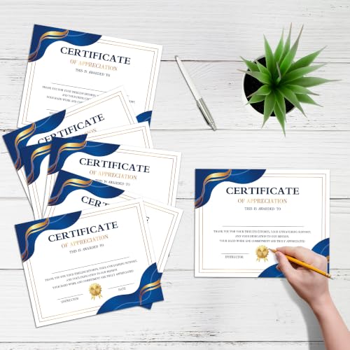 Image of Certificate of Appreciation -25pcs, Certificates of Recognition-A32
