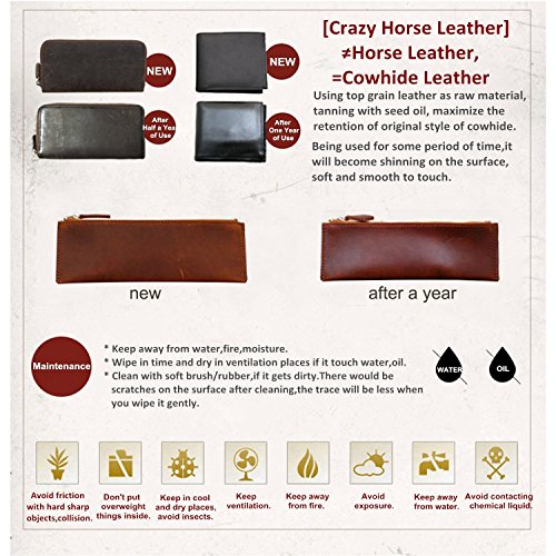 S-ZONE Vintage Crazy Horse Leather Men's Travel Duffle luggage Bag