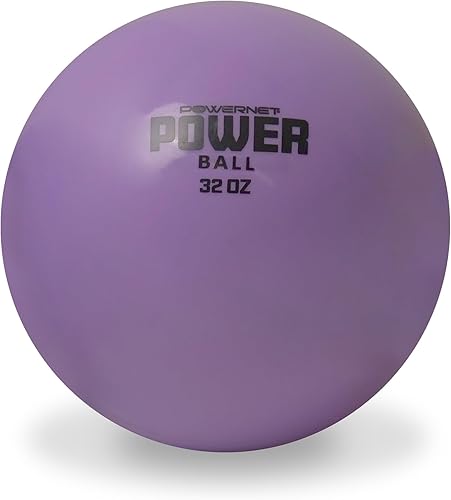 Miniatura 1 de PowerNet Power Plyometrics Training Ball  16, 32 and 64 Weights  Sand-Filled  Increasing Velocity  Color-Coded  Great for Baseball and Softball