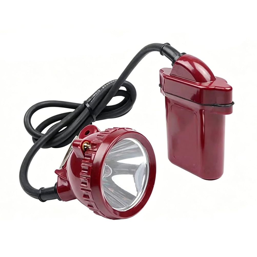 HYZHANHONG Safety Mining Headlight Underground Headlamp Rechargeable Hard Hat Headlamp Explosion Rroof Headlight Cap Lamp for Coal Miner Outdoor Sports