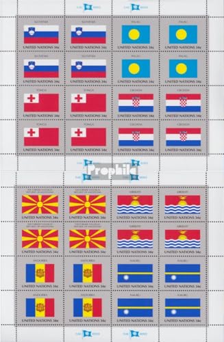 Prophila Collection Naciones Unidas Nuevo York 862-869Klb Sheetlet