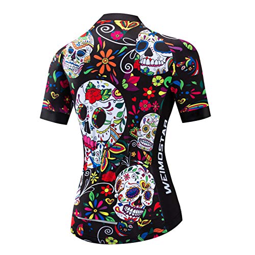 weimostar Women's Cycling Jersey Breathable Shirt Mountain Clothing Bike Top MTB Road Jersey Short Sleeve - Image 3