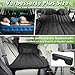 YOOHBERRYS Auto Matratze, 200 * 125cm SUV Auto Luftmatratze mit Luftpumpe, 2 Kissen, Rücksitz Luftmatratze Kissen, Verdickte Beflockung Aufblasbare Auto Bett Kofferraum für Camping