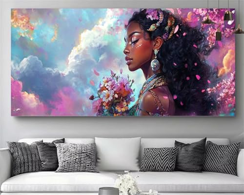 Peinture Diamant Point de Croix Afrique pour illuminer votre salon avec un canevas 5D