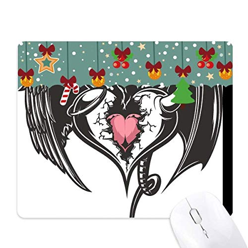 Tapis de souris en caoutchouc Broken Armor motif cœurs cadeau idéal