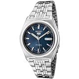 Seiko Men's SNK647K Seiko 5 Automatic Blue Dial Stainless Steel Watch