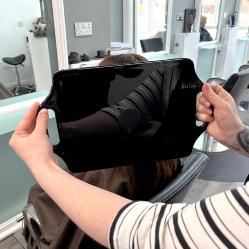 Kobe Regent Street - Professional Hairdresser's Two-Handled Salon Back held Mirror, ideal for home or salon use, lightweight and easy to hold and store, Ideal hand held mirror. - Image 7