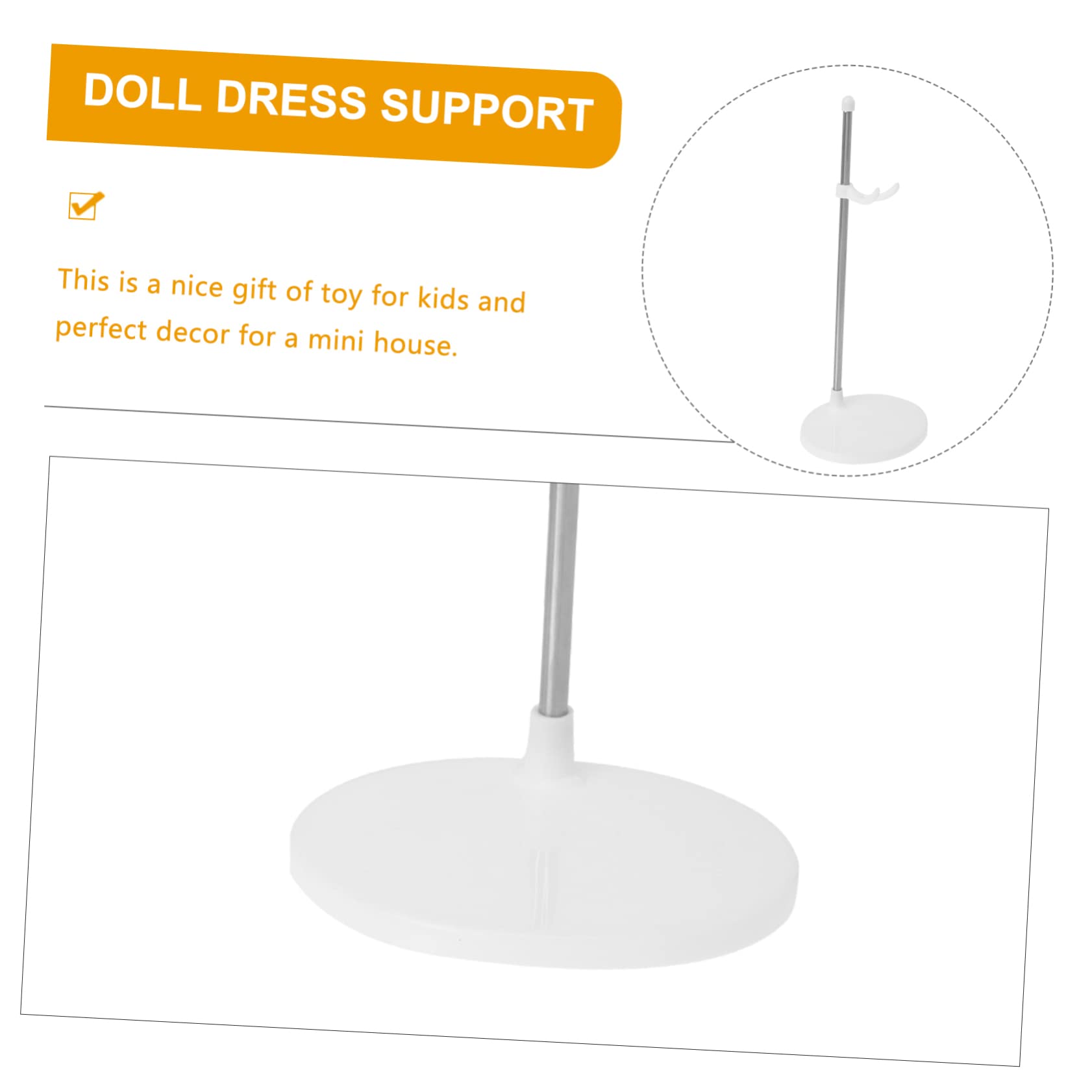 Cabilock 8-teiliger Verstellbarer Puppenständer - Praktische Halterungen Für Puppen & Actionfiguren