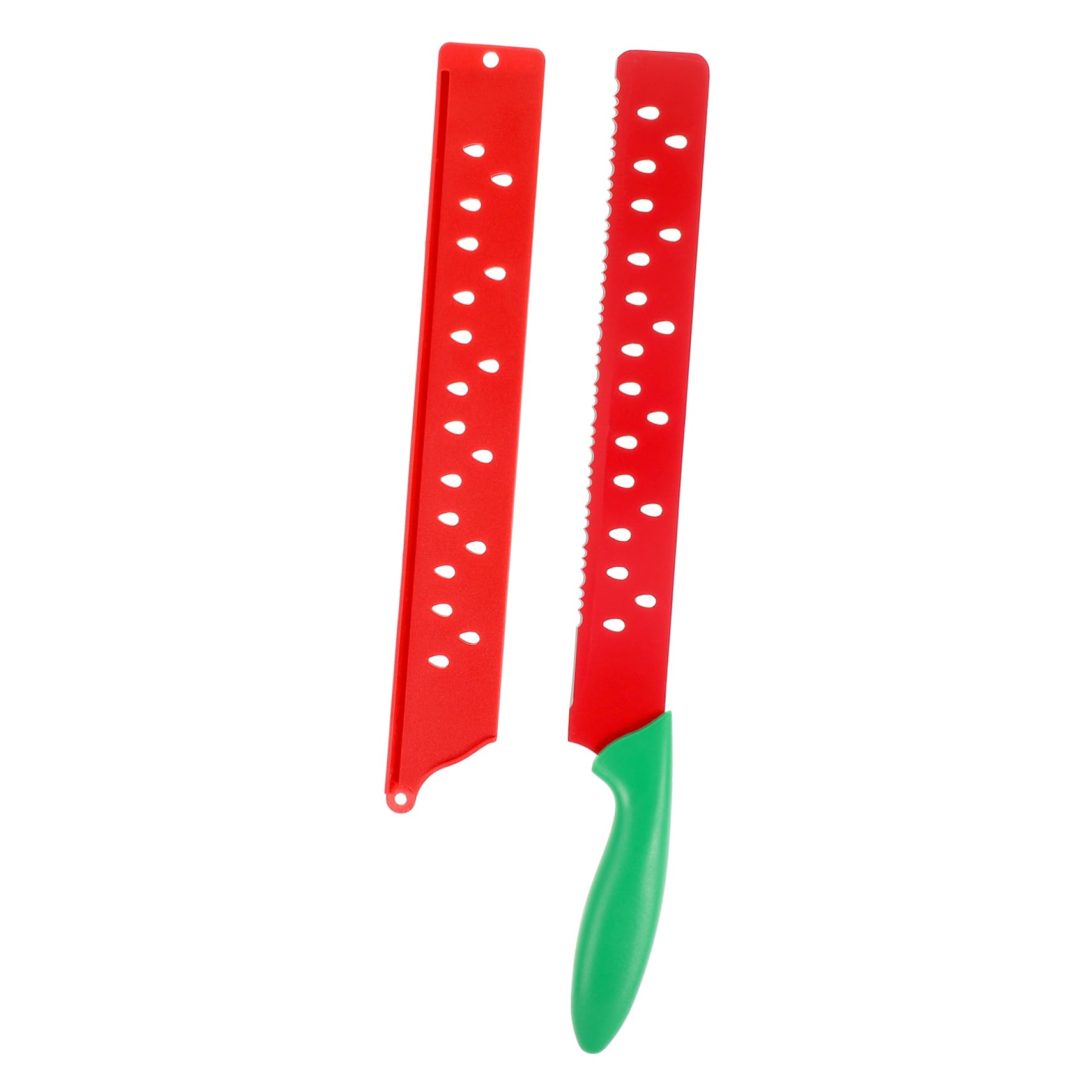 BESTYASH Watermelon Cutter Knife Multifunctional Serrated Knife with Non Slip Handle for Slicing Watermelon Bread and Gadget