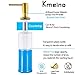 KMEINO Built in Sink Soap Dispenser or Lotion Dispenser 、Dish Soap Dispenser for Kitchen Sink, Brushed Nickel ABS Pump Head, with 13 Ounce Large PET Soap Bottle (Brushed Gold (ORB)