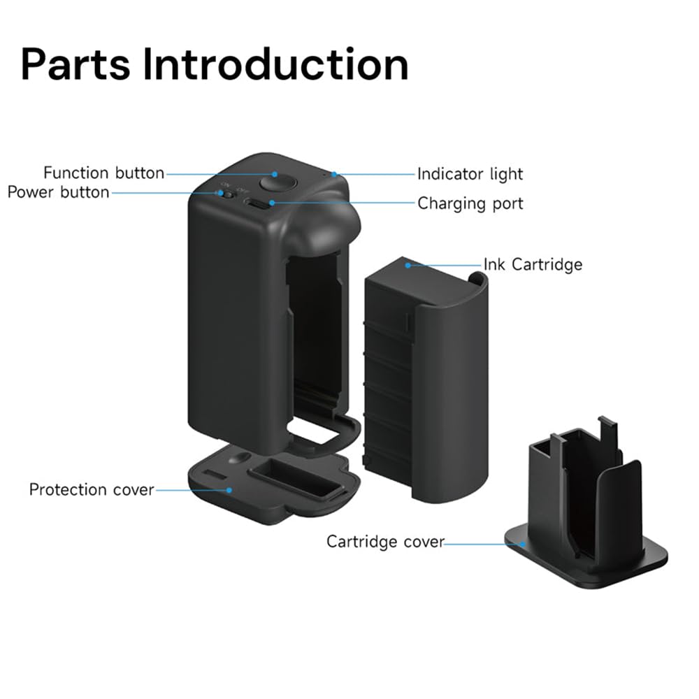 EVEBOT PrintInd Industrial Inkjet Printer Encres à séchage rapide des logos d'impression d'encre permanents ou étiquette sur une variété de surfaces, y compris le plastique et la toile en verre