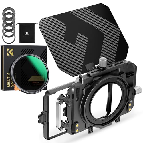 K&F Matte Box & 82mm Variable ND2-32 Filter Set