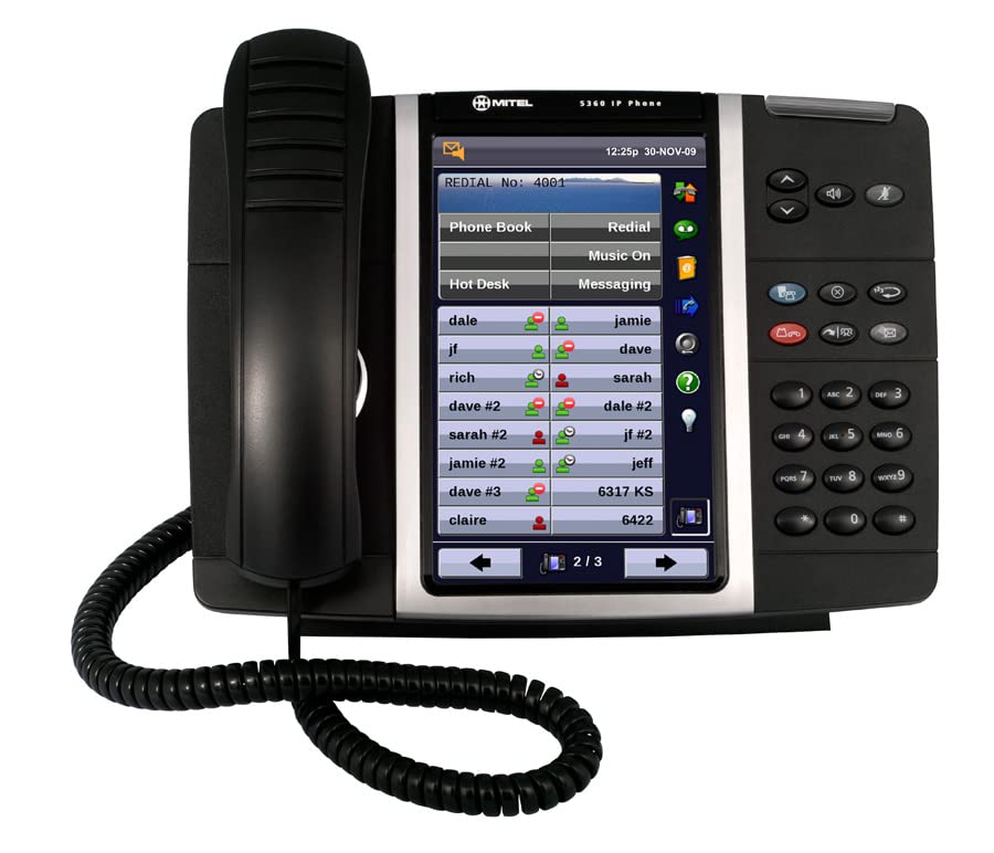 Mitel 5360 manual de Comms Helpdesk reacondicionado para teléfono IP de empresa