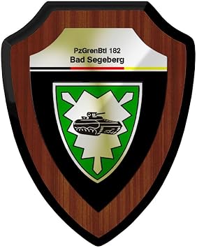 #42971 Coat of Arms Shield Panzer Battalion PzGrenBtl 182 Bad Segeberg