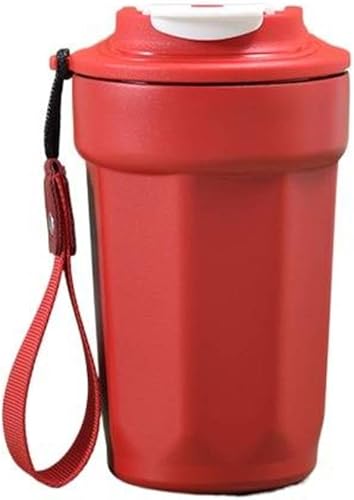 Miniatura 3 de Taza de café octogonal de acero inoxidable simple de las muchachas atractivas taza portátil para la oficina y el coche termo taza