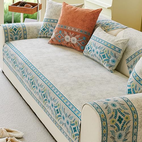 Housse de coussin en chenille avec finition exquise pour salon élégant