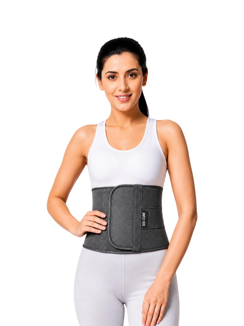 Abdominal Support Belt for Men & Women, Adjustable Compression Wrap, Breathable Waist Support Binder, Lightweight Abdominal Belt for Daily Wear, Fitness & Everyday Activities (Large (36 to 4 inches))-image-17