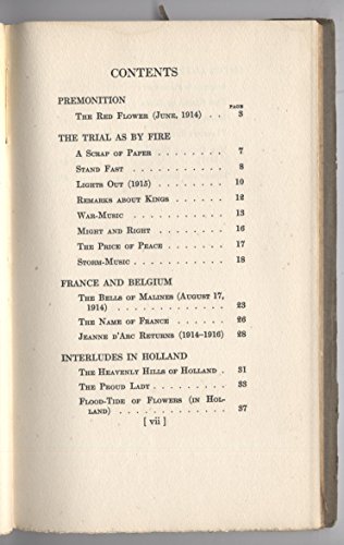 The red flower. Poems written in war time B0008582KC Book Cover