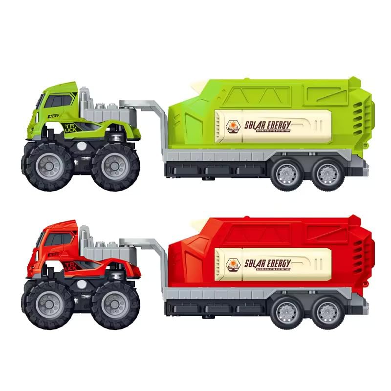 BlackZone A1:43 Metal Toys Alloy Diecast Truck Set Toy, Diecast Miniature Car Model Vehicle Toy for Kids Boys (Carriage Trailer Truck) (B0D8KY3WJY) Amazon Price History, Amazon Price Tracker