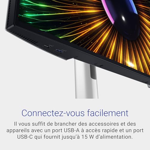 Dell U2424H UltraSharp 24" Full HD (1920x1080) Écran PC, 120Hz, IPS, 5ms, 100% sRGB, 2X USB-C, 2X DisplayPort, HDMI, 3X USB, Garantie 3 Ans, Argent
