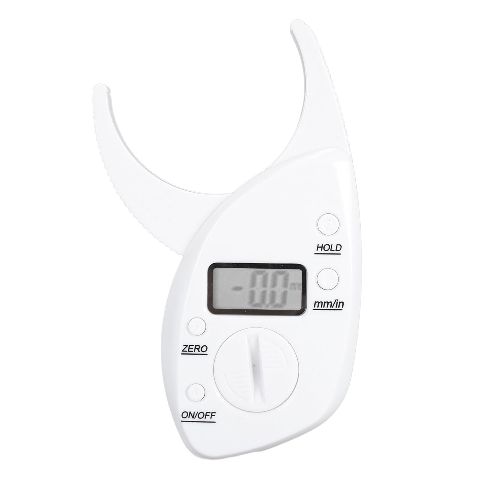 Fdit Calibro Digitale per Grasso Cutaneo LCD, Calibro Professionale per Grasso Corporeo per Donne e Uomini, Calibro Portatile Accurato per Plicometria con Design Compatto