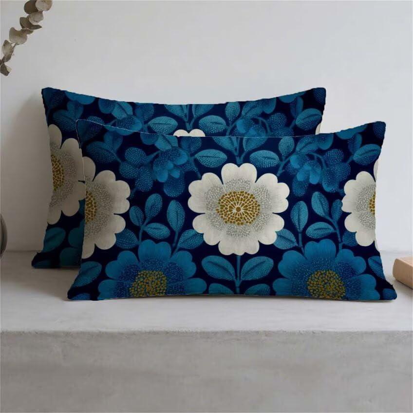 Housse de coussin imperméable en lin grand format 60x80 impression double face - 3