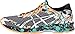 ASICS Men's Gel-Noosa Tri 11 Running Shoe, Carbon/Silver/Hot Orange, 10.5 M US