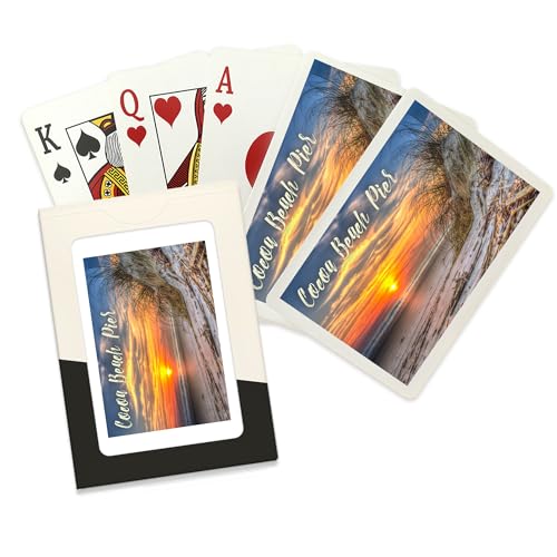 Baraja de 52 cartas tamaño póker Cocoa Beach Pier