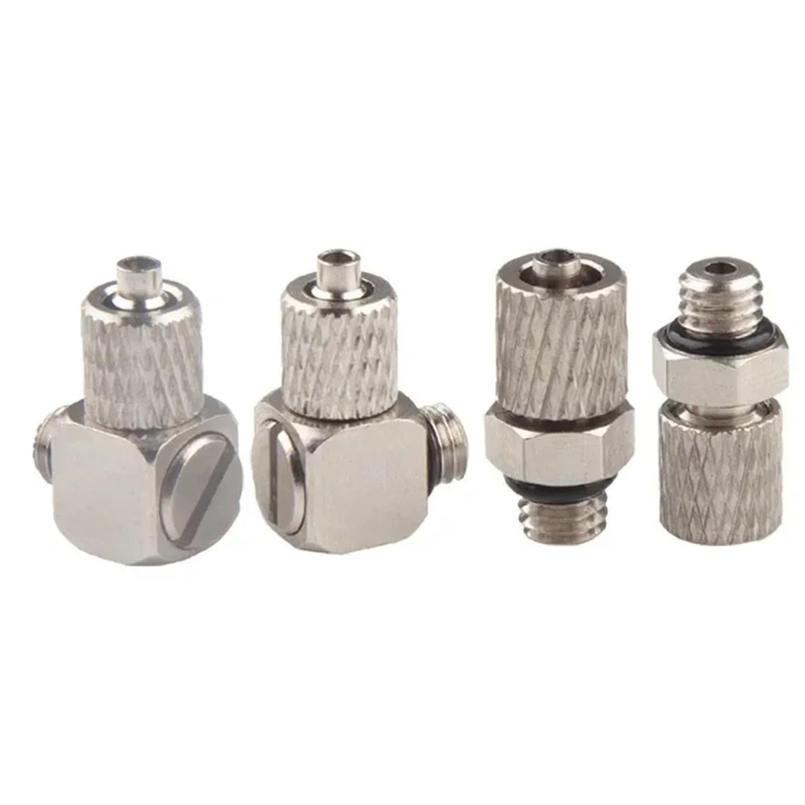 5 Raccords Pneumatiques Rapides Mâle M3 M4 M5 M6 - Pour Tuyaux 3mm, 4mm, 6mm OD - 7