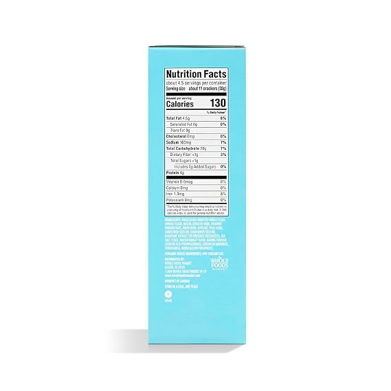 365 by Whole Foods Market, Cracker Pita Sea Salt, 5 Ounce