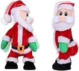 Style unique: ce jouet de noël présente une image de dessin animé du Père Noël, tout en conservant des éléments classiques tels que le costume rouge et blanc et la barbe du Père Noël. Un ornement festif idéal pour décorer votre maison ou votre boutique.