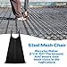 240 PCS Plastic Rebar Chair 2-1/4 Inch Length x 1.97 Diameter - Fits Rebar #3 to #5, Snap-Fit Design Steel Mesh Chair, Heavy Duty Construction Concrete Tool (Black)