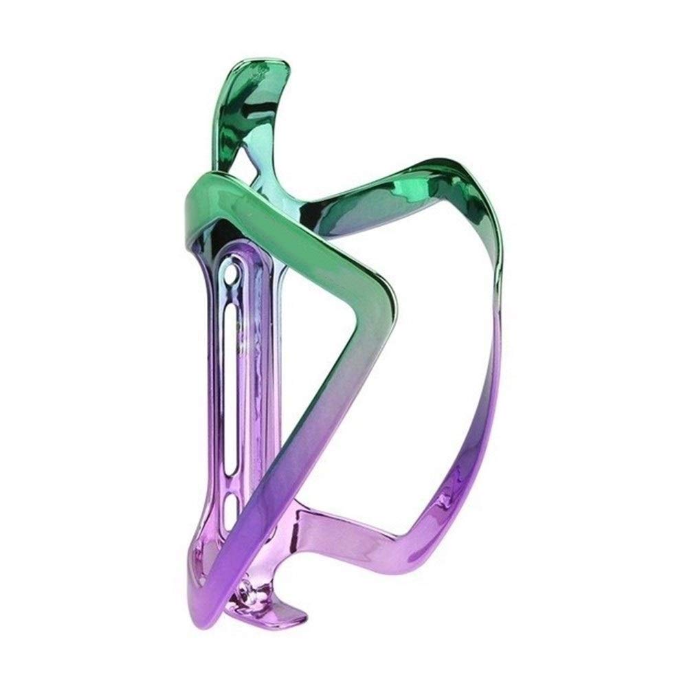 Adapter do koszyka na bidon Rowerowy koszyk na bidon Stojak na bidon Kolarstwo Rower MTB Butelki Uchwyt na klatkę Akcesoria rowerowe (zielony fioletowy)