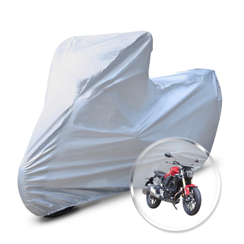 Image of Neodrift 'CrystalMax' Bike Cover for Suitable for Honda CB 300 R (All-Weather Motorcycle Protection, Water & UV Resistant, Dustproof, Windproof).
